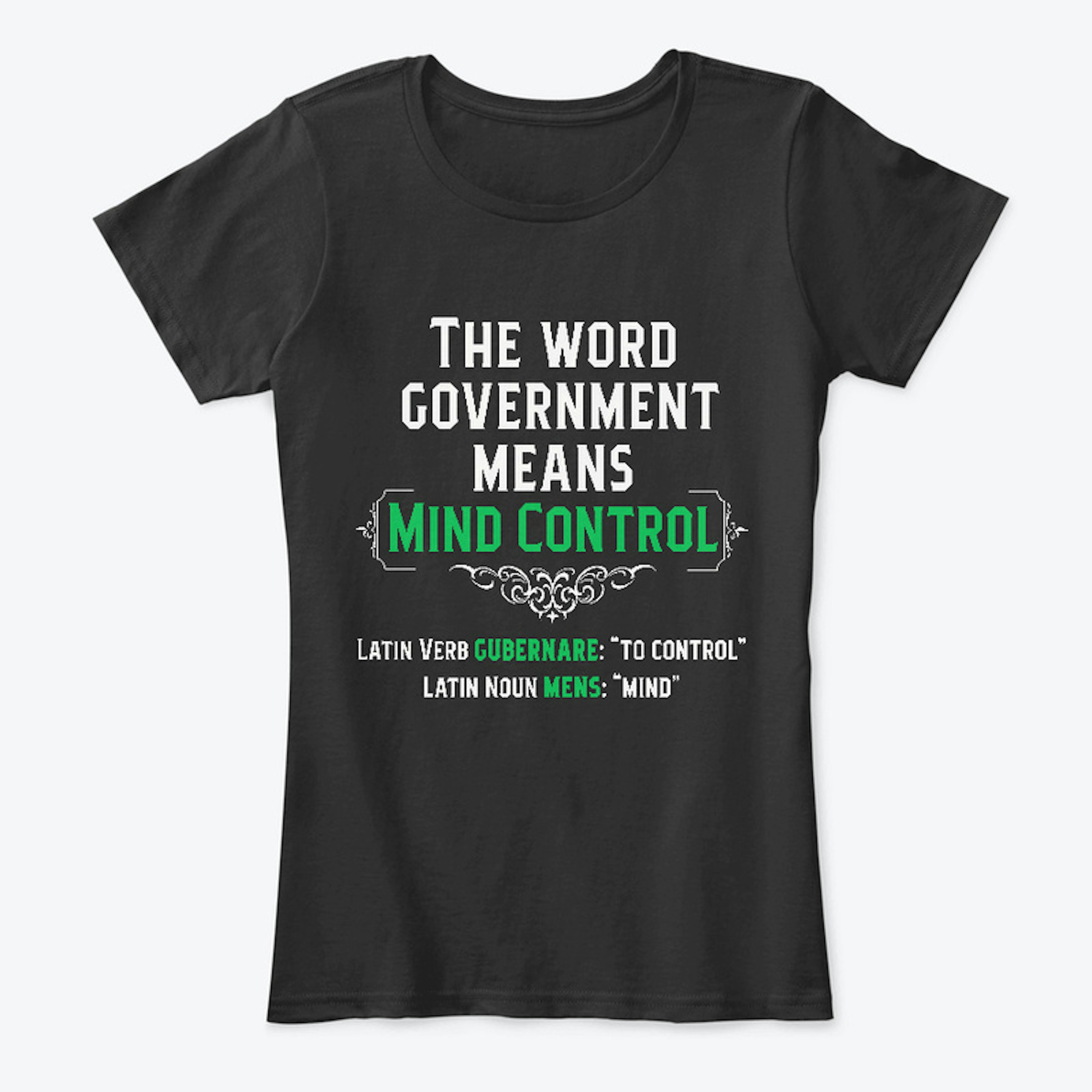 The Word Government (Black)